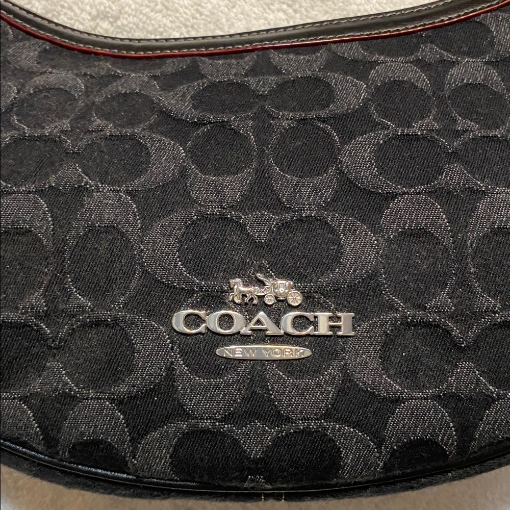 Coach Aria Denim Bag - Picture 2 of 11
